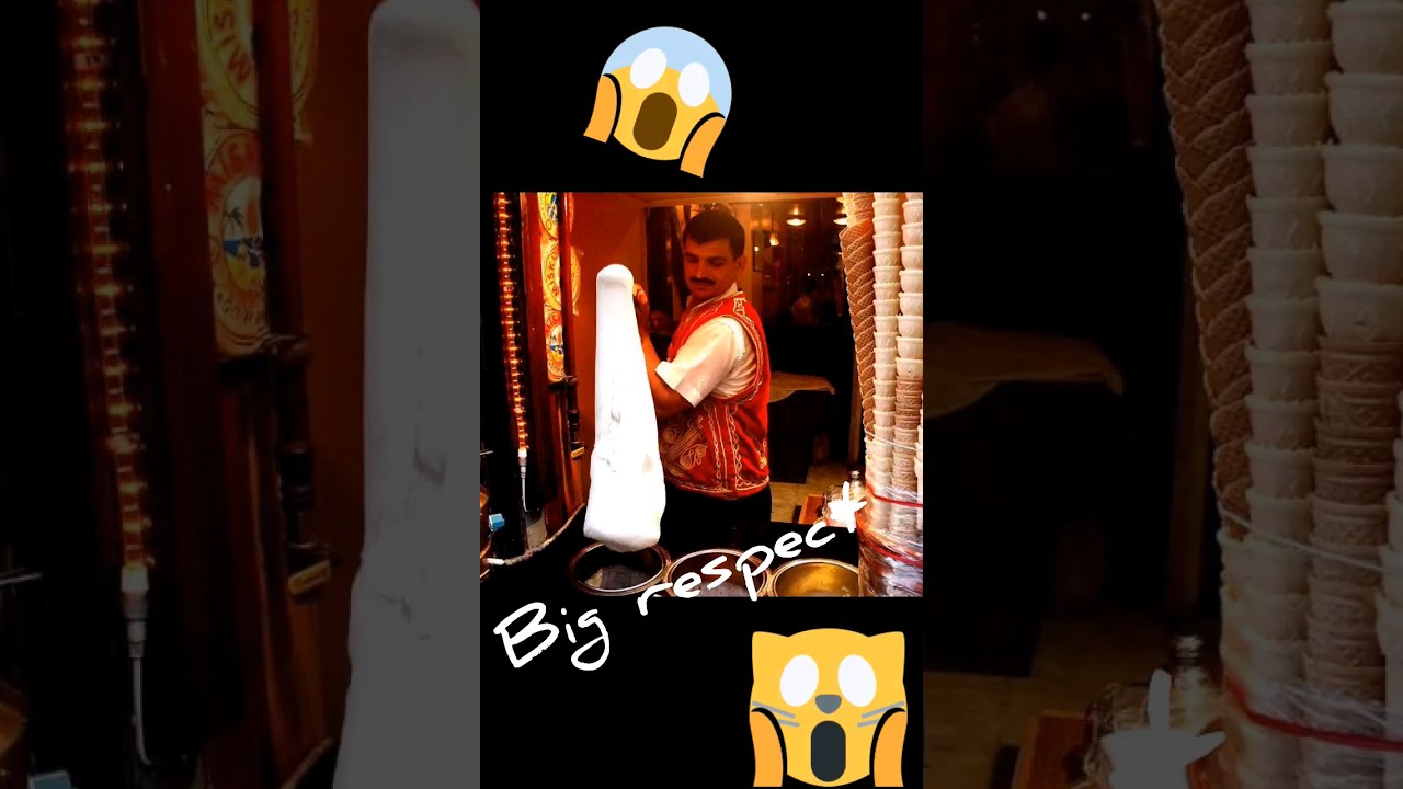 Big respect turkish icream man 
