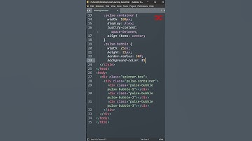 Blinking Dots | HTML CSS