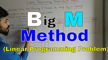 Big M Method solution ||  Solution of Big M method || Bangla Lecture