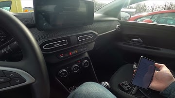 How to Pair Smartphones with System via Bluetooth in Dacia Sandero III ( 2021 – now )