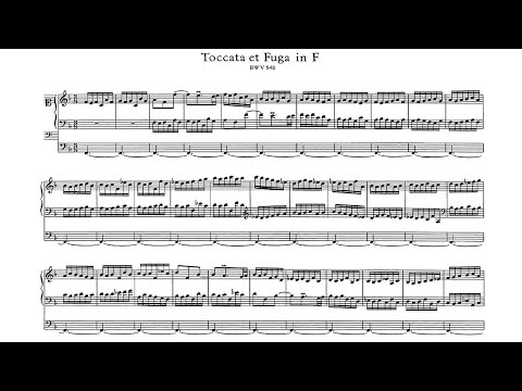 JS Bach: Toccata and Fugue in F Major BWV 540 - Michel Chapuis