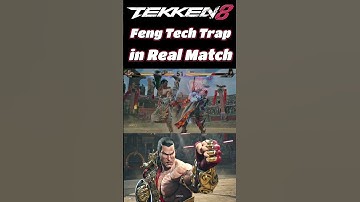 Tekken 8 Insane Feng Tech Trap Death Combo in Real Match #tekken8 #shorts #tekken8feng #fengwei #yt