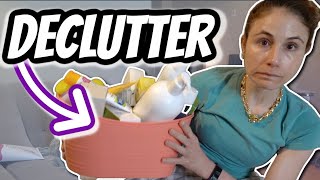 Vlog: DECLUTTERING SKIN CARE PRODUCTS | Dr Dray