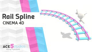 C4D rail spline tutorial