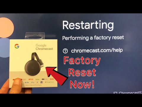 How do I reset my Chromecast WiFi?