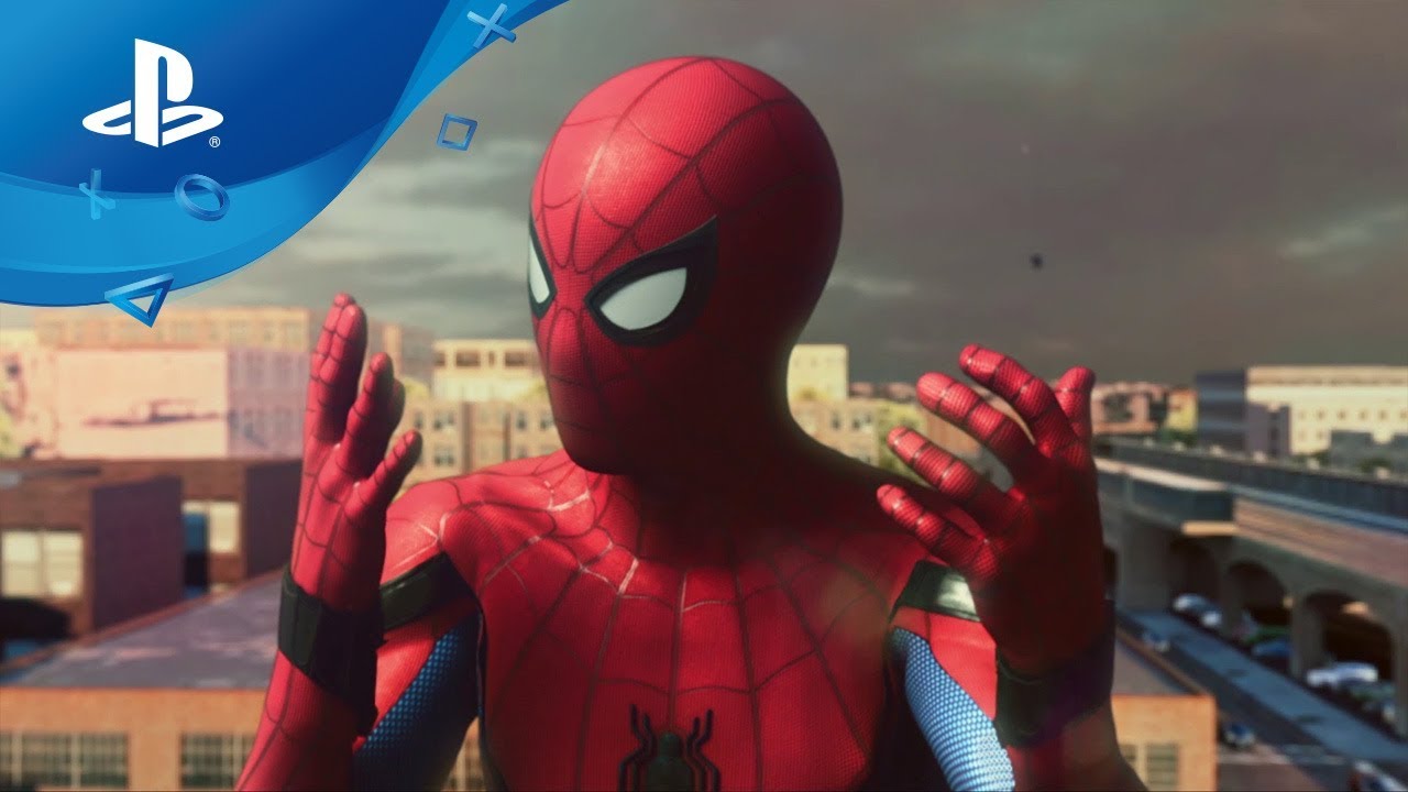 Vr пауки. Spider-man: Homecoming VR. Человек паук на ПС 4 ВР. Spider-man: Homecoming - Virtual reality experience. Spider man far from Home VR ps4.