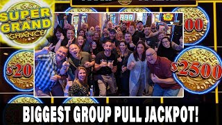  MY BIGGEST GROUP PULL JACKPOT EVER! ? $13,500 In ? Super Grand Chance  STRAT Vegas #ad