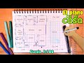 Aprende a dibujar un BOCETO para el plano de tu Casa Escala 1:100