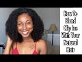 How To Blend Natural Hair with Clip Ins | Betterlength Clip Ins