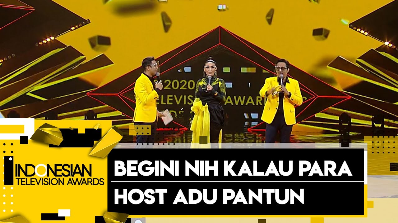 Begini Nih Kalau Para Host Adu Pantun Indonesian Television Awards 2020 Youtube