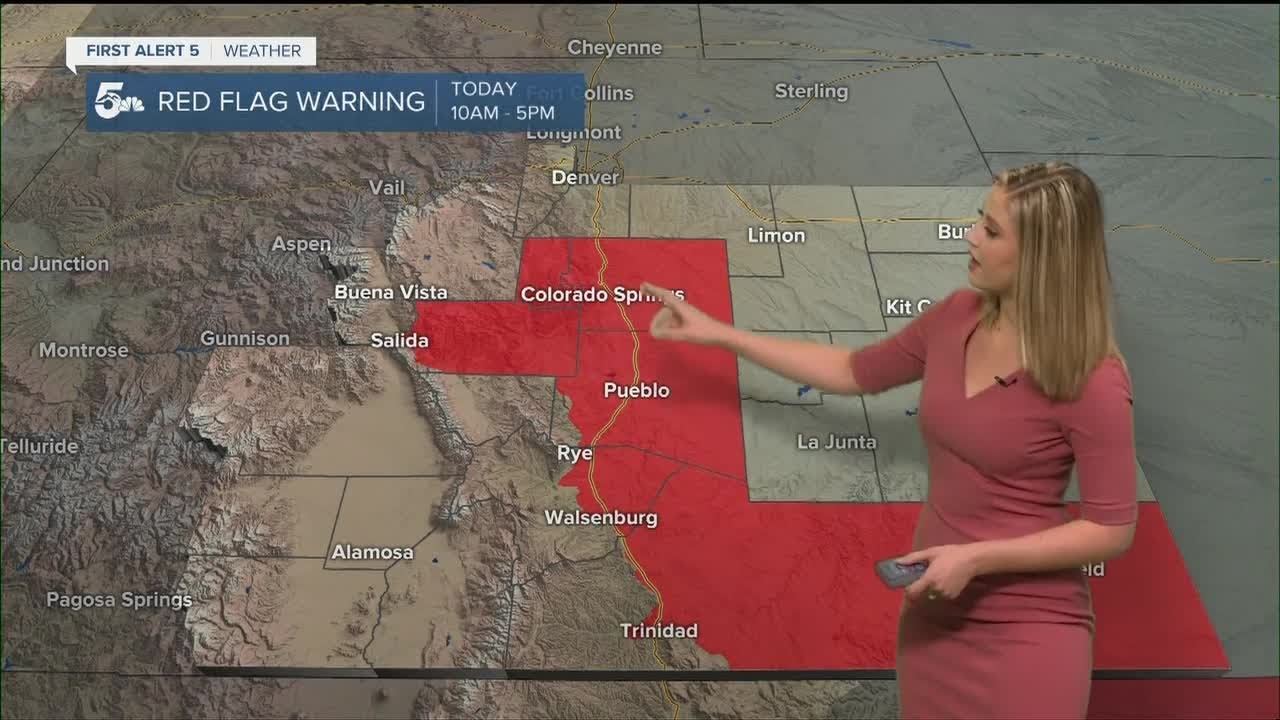 Fire danger increases on Sunday with dry air and gusty winds - YouTube
