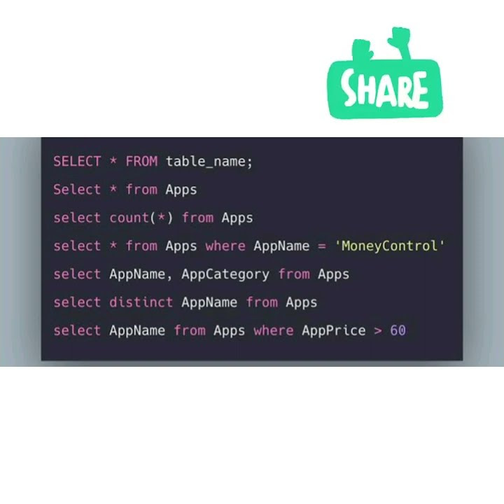 Select command in sql youtube