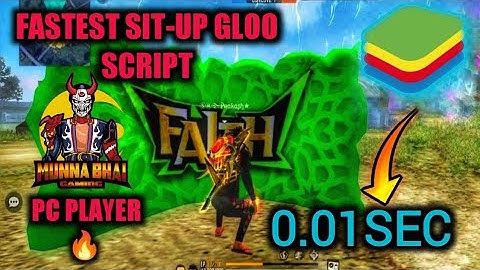 Raistar SIT-UP Gloowall script for BlueStacks telugu @FreeFireIndiaOfficial #munnabhaigaming