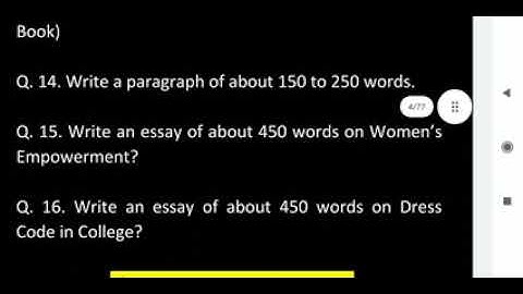 BG 1ST  semester guess paper English Language  ABILITY ENHANCEMENT COURSE 2ND GUESS PAPER