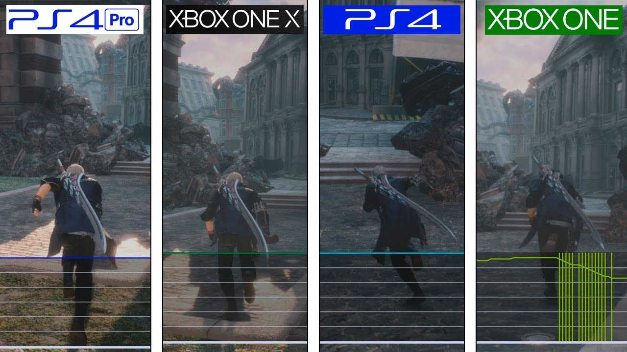 😱😲 Devil May Cry 5 Special Edition PS5 VS PS4 Pro Graphics Comparison  Gameplay 