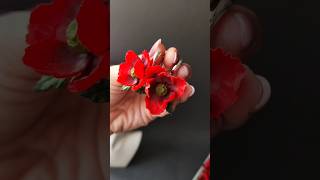 Серьги с маками своими руками #cernit #diy #творчество