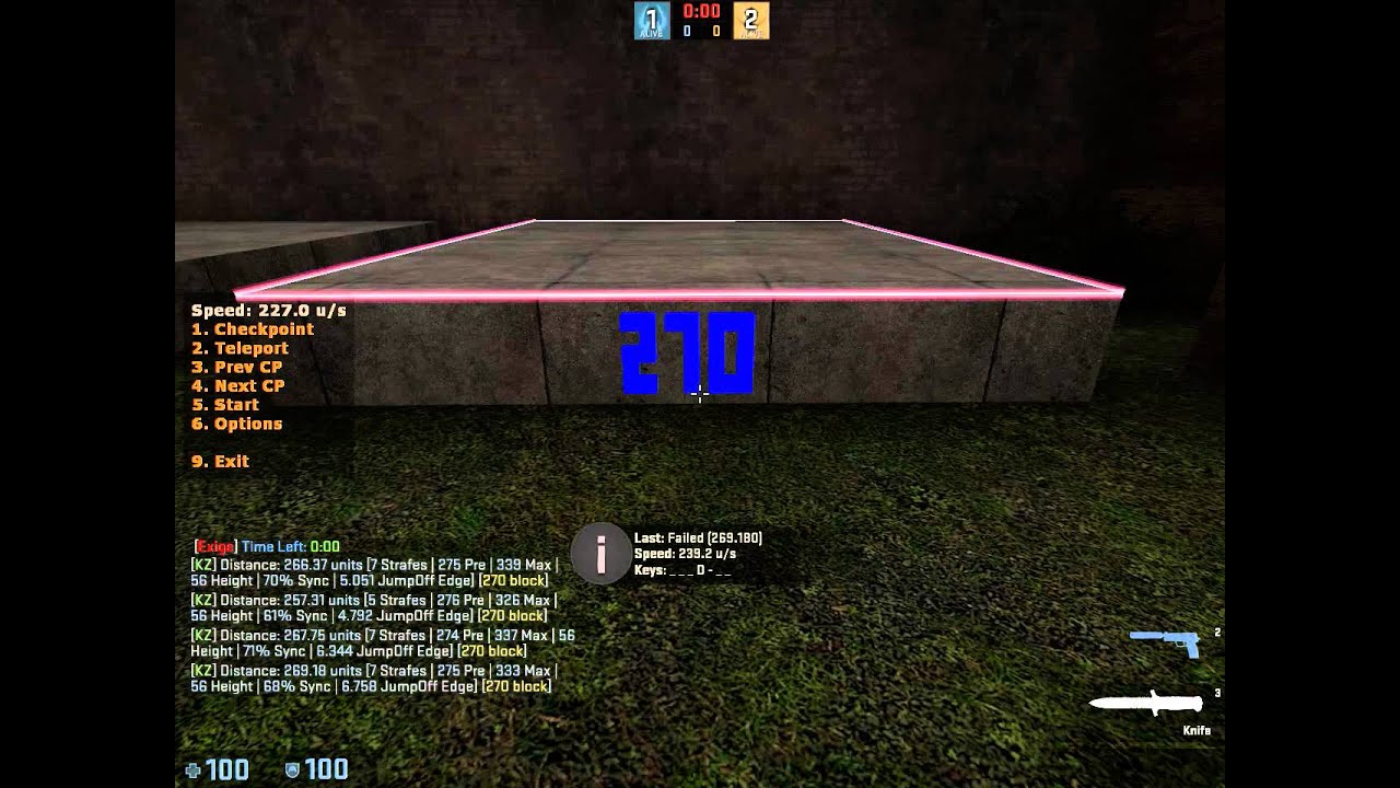CSGO KZ 270 Block jump