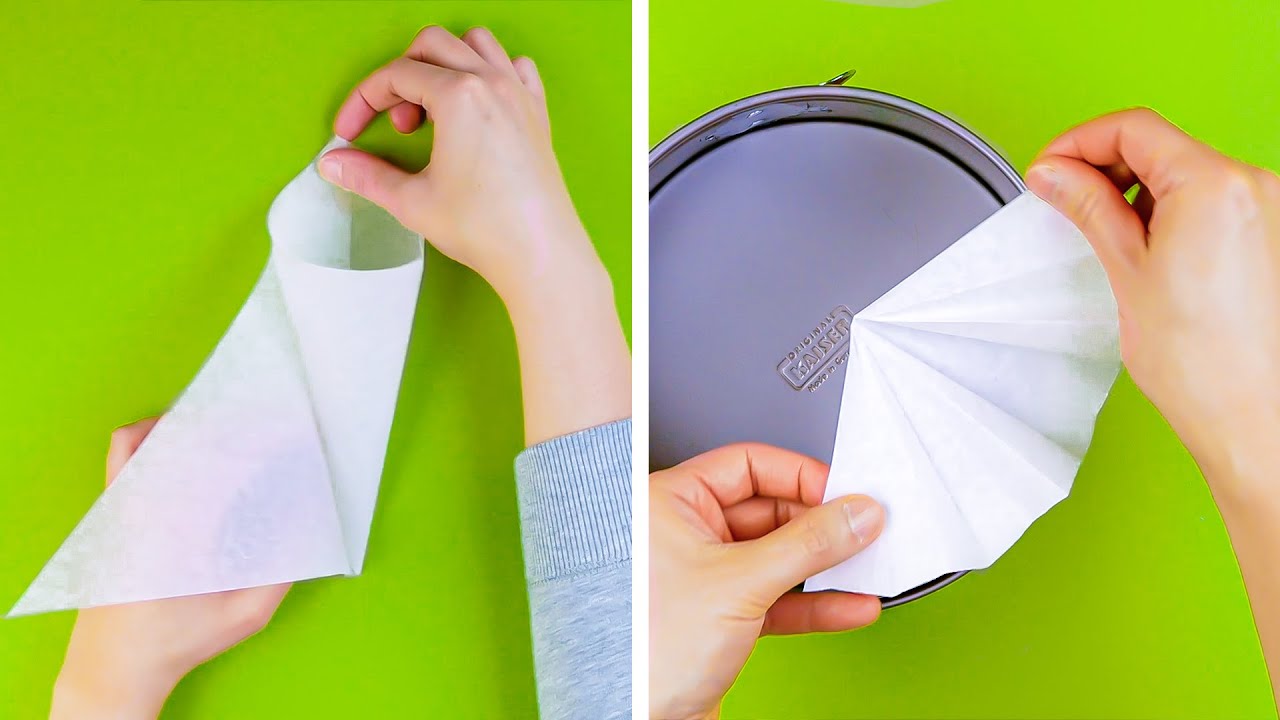 This easy waxed paper hack makes cleaning a bit easier