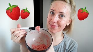 КЛУБНИЧНАЯ МАСКА ДЛЯ ЛИЦА КЛУБНИЧНАЯ МАСКА ДЛЯ ЛИЦА