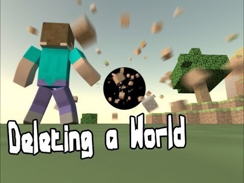 How to delete worlds in minecraft Xbox one !!!!! - YouTube