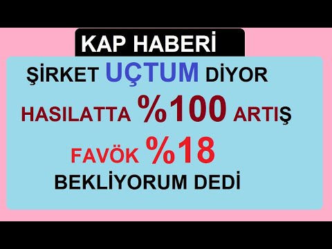 HASILATTA %100 ARTIŞ VE FAVÖK %18 BEKLENTİSİ | NAZAR DEĞMESİN BORSA HİSSE PARA KAZAN TREND