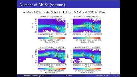 Webinar 004 | Characterising Environment of (Mesoscale Convective Systems)MCSs across West Africa