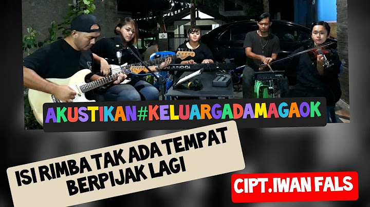 Akustikan#keluargadamagaok ISI RIMBA TAK ADA TEMPAT BERPIJAK LAGI cpt.Iwan fals (Cover)