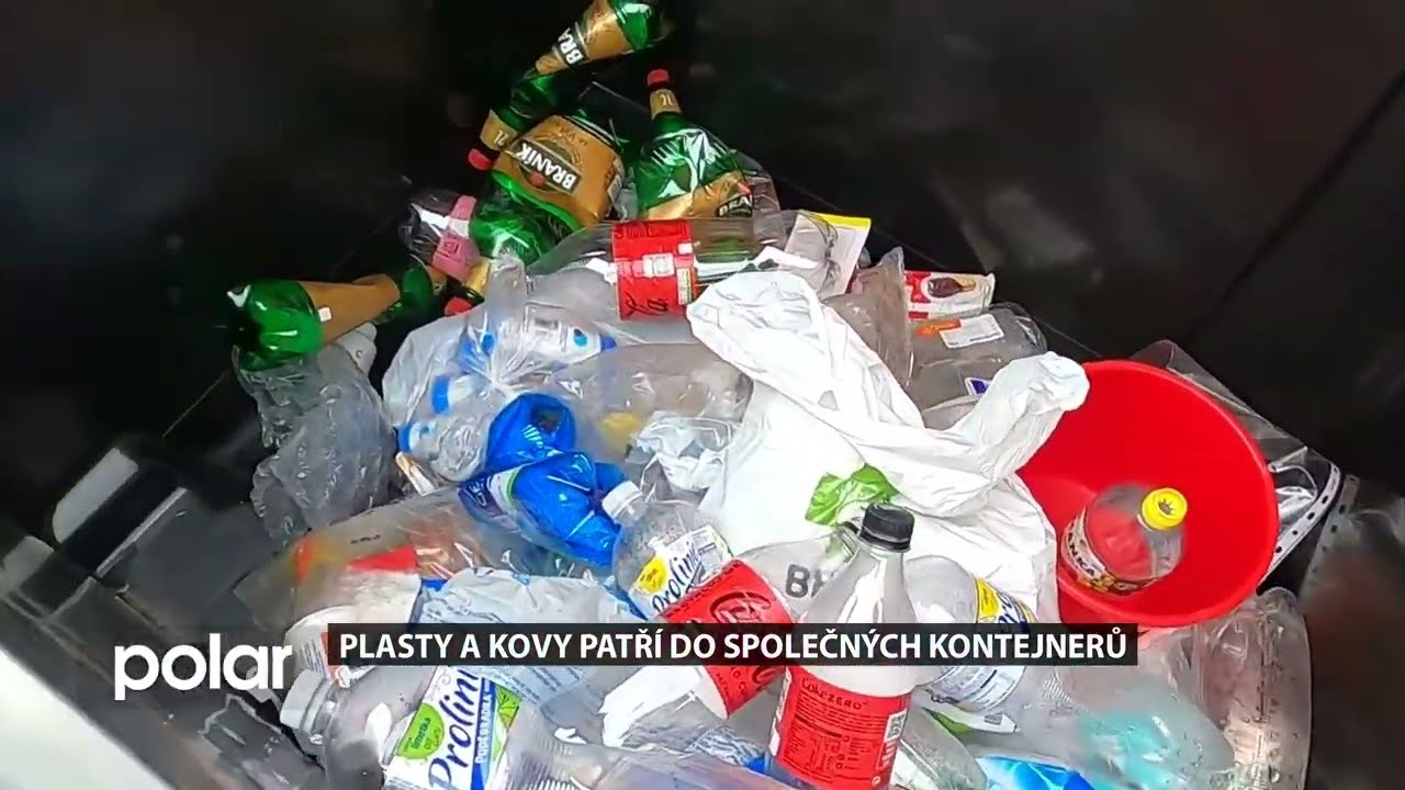 Plasty a kovy patří do společných kontejnerů (TV Polar, 20.3.2023)
