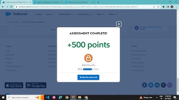Data Security  | Control Access to Fields | Trailhead / Salesforce