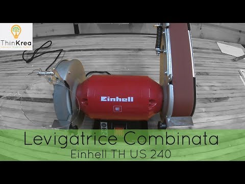 Einhell TH US 240 Unboxing &amp; Test - Levigatrice combinata da banco