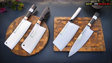 [dao phúc sen] DAO CHẶT GÀ THÉP KHÔNG RỈ HÀNG CHUẨN DAO VIP - HTX DAO PHÚC SEN