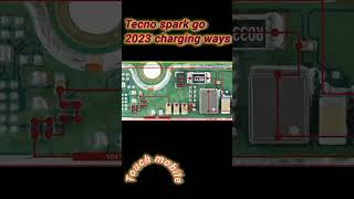 tecno spark go 2023 bf7 charging problem/tecno spark go charging ic solution#tecno #viralvideo