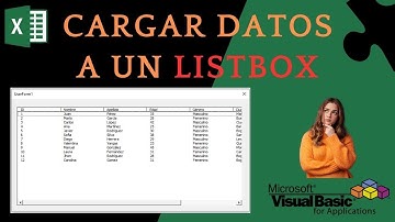 🟢 #8 Cómo importar datos de Excel a un LISTBOX en un formulario | Curso de VBA