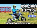 MINIMOTO CROSS INFANTIL NIÑOS ELÉCTRICA ORION91 1060W😍 Unboxing, montaje, prueba y SORTEO. MOTO