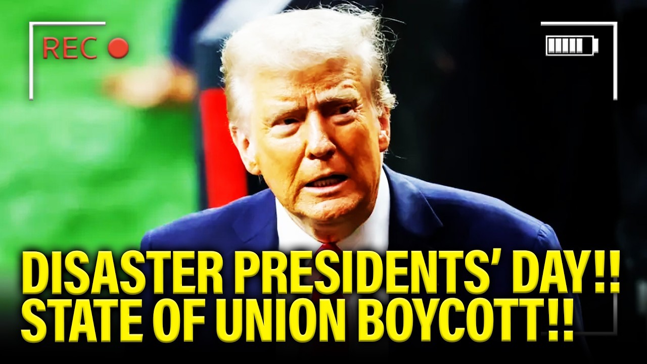 Trump has DISASTER Presidents’ Day over STATE OF UNION BOYCOTT