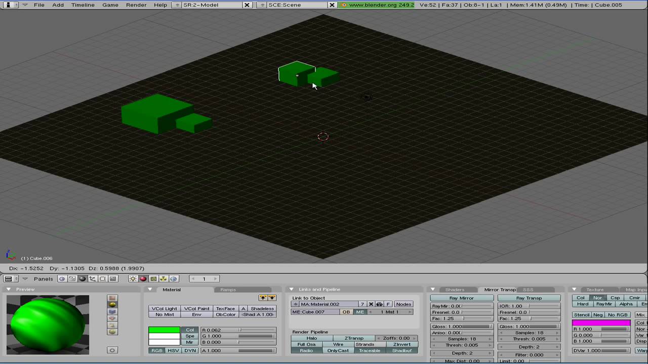 Blender 3D Tutorial Camera Moving in BGE German by L1993H