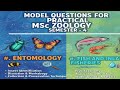 ✍️ Model Questions | Practical Examination | MSc Zoology Semester 4 | Entomology | Fisheries