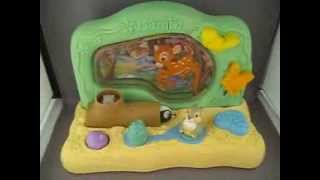 Disney BAMBI Activity Busy Box Baby Infant Toy Mattel Sights and Sounds Vintage