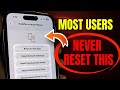 This Hidden iPhone Reset Clears Old App Permissions Instantly