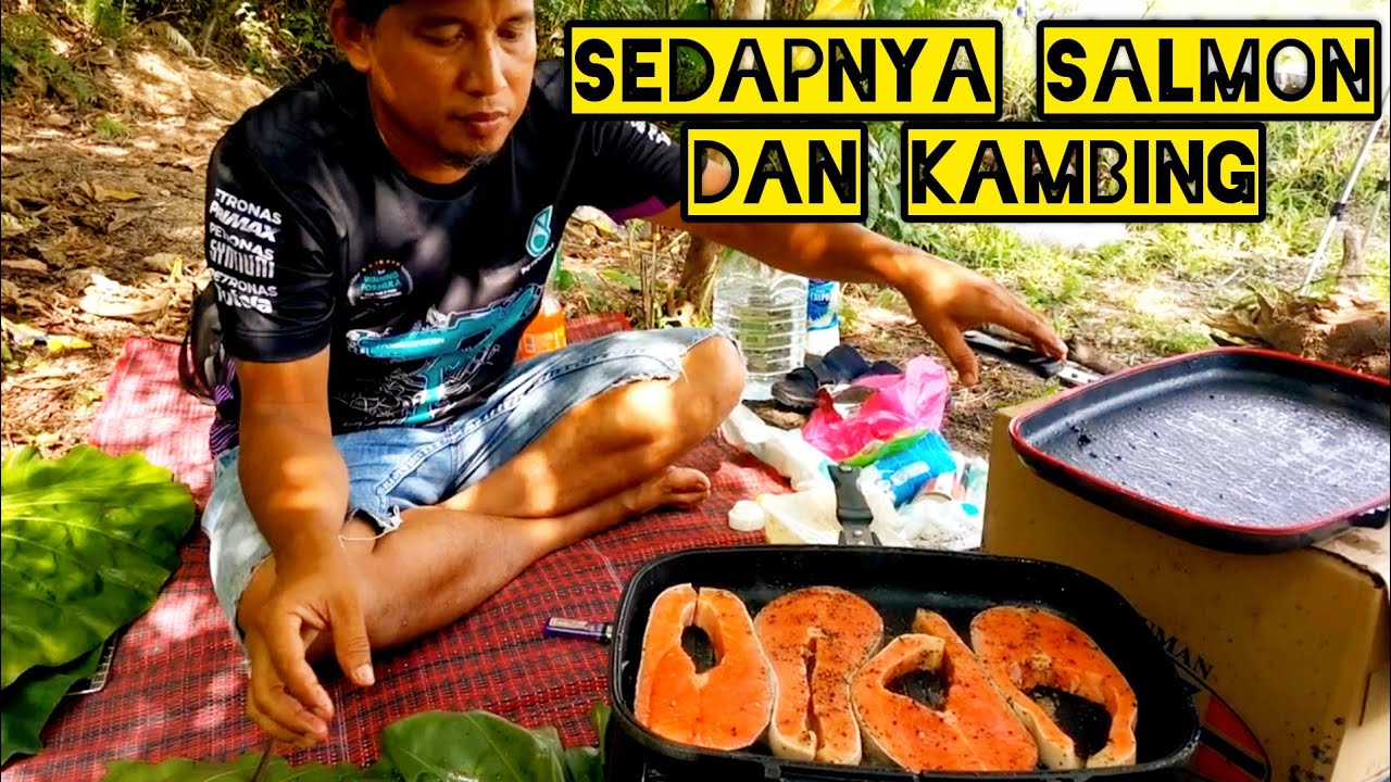 Badol Masak Lamb chop Dan Salmon Belanja Kawan2 Makan//Kijeng Bakar Tempoyak