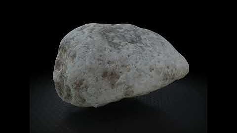 Rock 3D model - Photoscanned PBR Textures - Low-High Poly