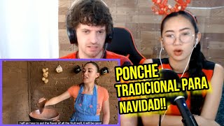 THAI-CANADIAN REACTS to PONCHE TRADICIONAL Para NAVIDAD La Cocina En El RANCHO de MÉXICO!!