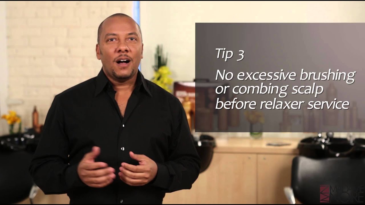 How To Prep Hair Before Applying A Relaxer Youtube