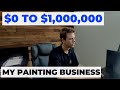 How to go from $0 to $1,000,000 with your painting business