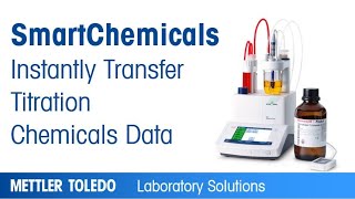 SmartChemicals instantly transfer all titration chemicals data
