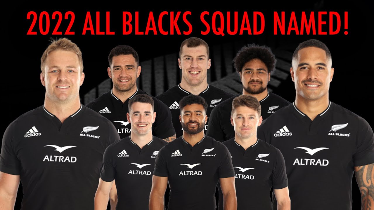 ALL BLACKS' 2022 Squad Named to FACE IRELAND Squad Analysis and