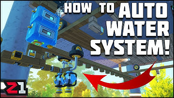 How to build Easy Automated Watering System ! Scrap Mechanic Survival | Z1 Gaming