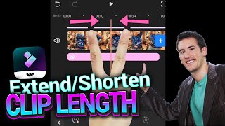 How to extend/shorten video clip or track length【FilmoraGo Tips】 screenshot 2