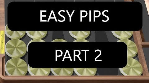 Backgammon Easy InField Pip Counting Part 2