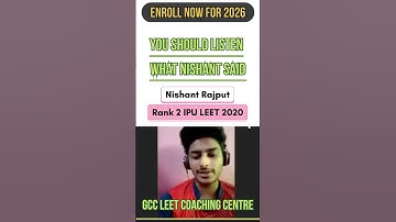 BTech lateral Entry Admission Leetcoaching in delhi after diploma IPU LEET Rank 2 Feedback Review